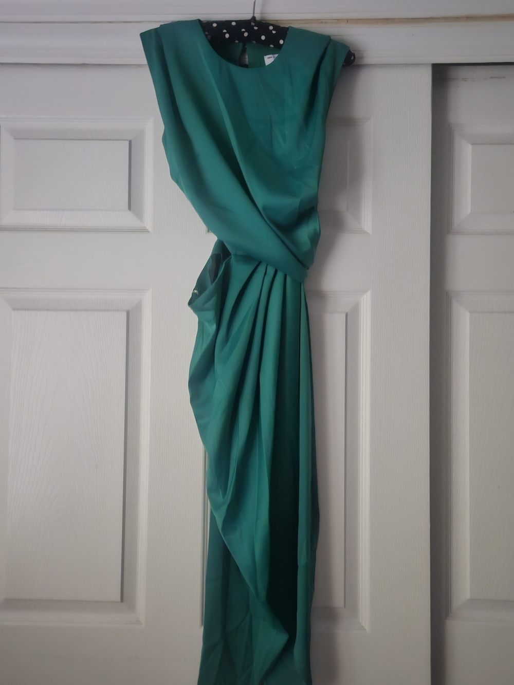 ASOS DESIGN Cutout And Drape Midi-Dress